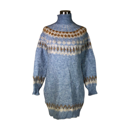 Unisex Y.A.S - Knit dress, size 34 - Light blue ()