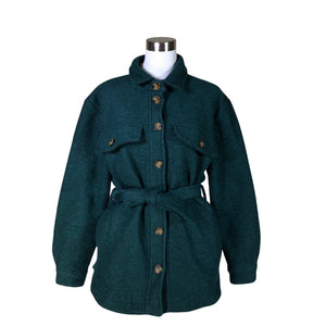 Unisex Noella - Wool coat, size 36 - Green (1)