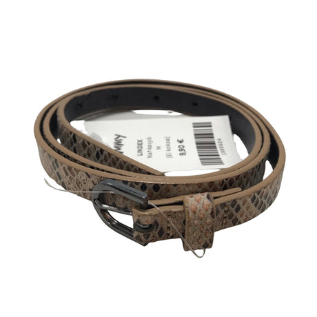 Unisex Lindex - Leather belt, size No size - Brown ()