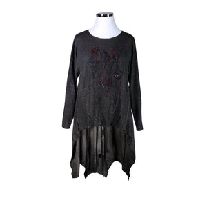 Unisex Angels Never Die - Knit tunic, size 42 - Brown (1)