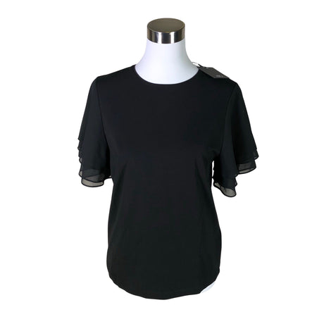 Unisex Ril's - Short-sleeved blouse, size 38 - Black ()