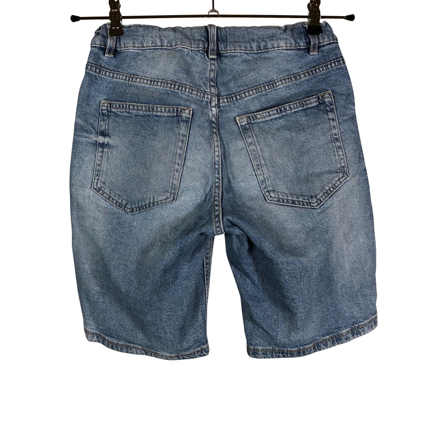 Unisex Lindex - Denim shorts, size 152 - 158 - Blue (2)