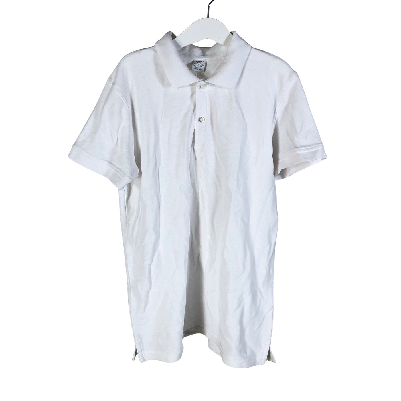 Unisex Lindex - Polo shirt, size 146 - 152 - White (1)