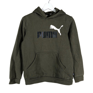Unisex Puma - Hoodie, size 158 - 164 - Green (1)