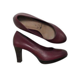 Unisex Tamaris - High heels, size 36 - Wine red (1)