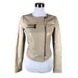 Unisex Selected - Leather jacket, size 34 - Beige ()