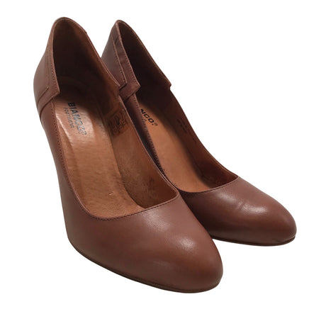 Unisex Bianco - High heels, size 39 - Brown (2)
