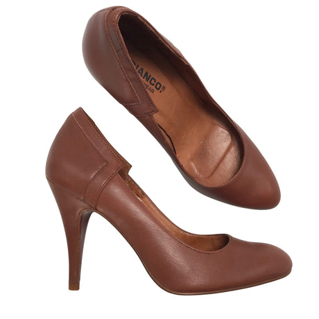 Unisex Bianco - High heels, size 39 - Brown ()