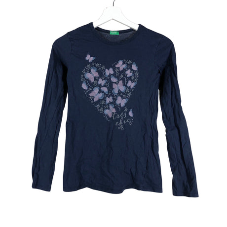 Unisex Benetton - Tricot shirt, size 158 - 164 - Blue ()