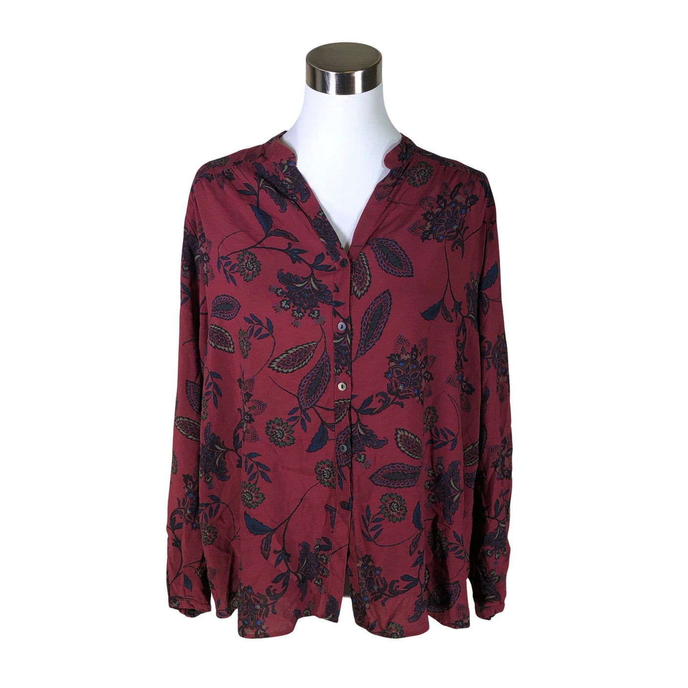 Unisex Couchel - Blouse, size 40 - Wine red (1)