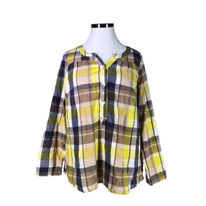 Unisex Zizzi - Blouse, size 46 - Yellow (1)