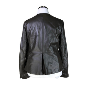 Unisex Global - Leather jacket, size 44 - Brown (2)