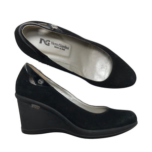 Unisex Nero Giardini - Wedge heel shoes, size 35 - Black (1)