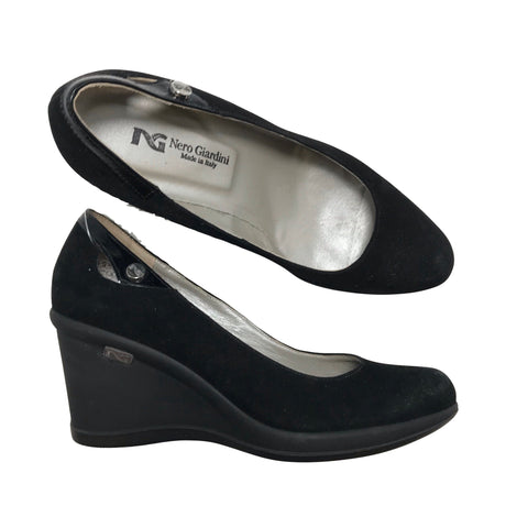 Unisex Nero Giardini - Wedge heel shoes, size 35 - Black ()