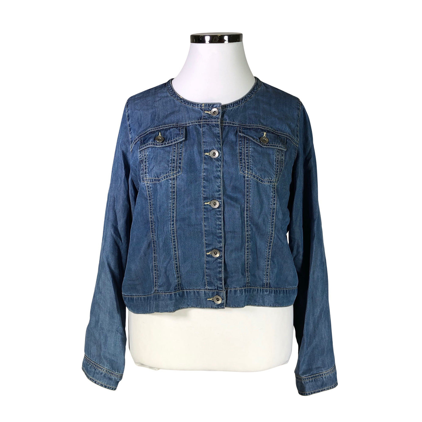 Unisex S.T.I - Denim jacket, size 46 - Light blue (1)