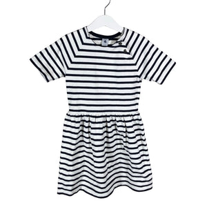 Unisex Petit Bateau - Sweatshirt dress, size 122 - 128 - White (1)