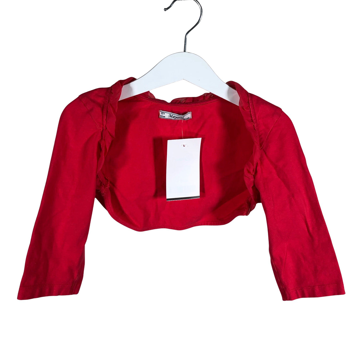 Unisex Mayoral - Tricot bolero, size 116 - 122 - Red (1)