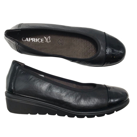 Unisex Caprice - Ballerinas, size 39 - Black ()