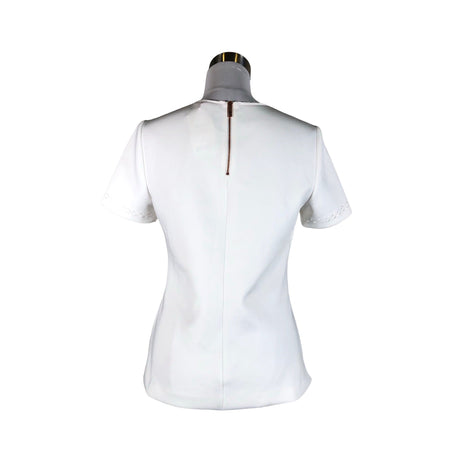 Unisex Ted Baker - Short-sleeved blouse, size 38 - White (2)