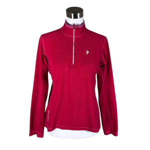 Unisex Peak Performance - Fleece shirt, size 38 - Red (1)