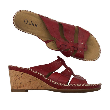 Unisex Gabor - Wedge sandals, size 42 - Red ()