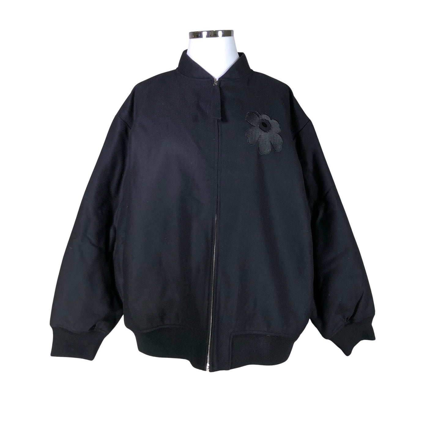 Unisex Marimekko - Wool coat, size 44 - Black (1)