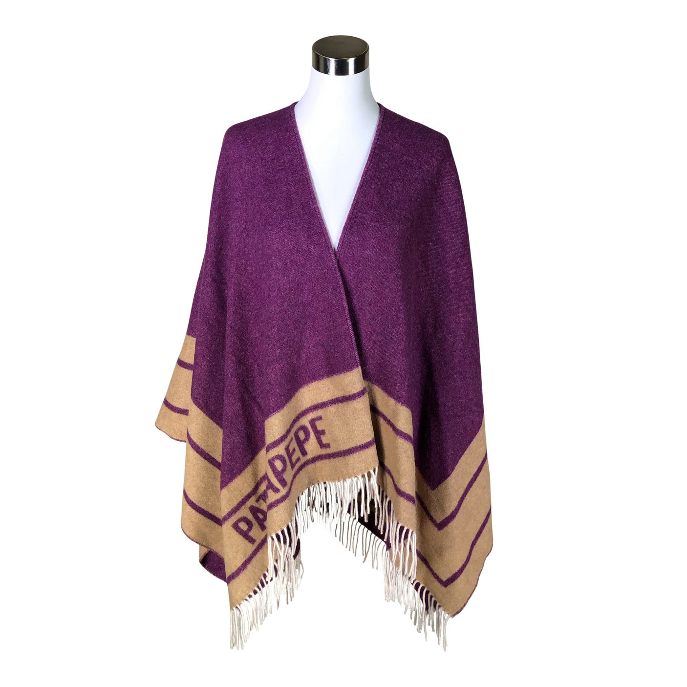 Unisex Patrizia Pepe - Shawl, size Maxi - Violet (1)