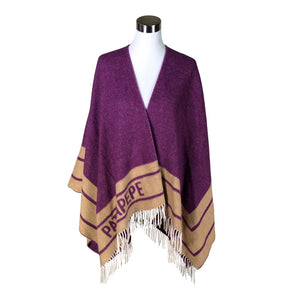 Unisex Patrizia Pepe - Shawl, size Maxi - Violet (1)