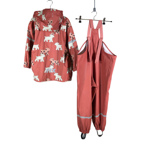 Unisex FIX by Lindex - Rainwear, size 116 - 122 - Light pink (2)