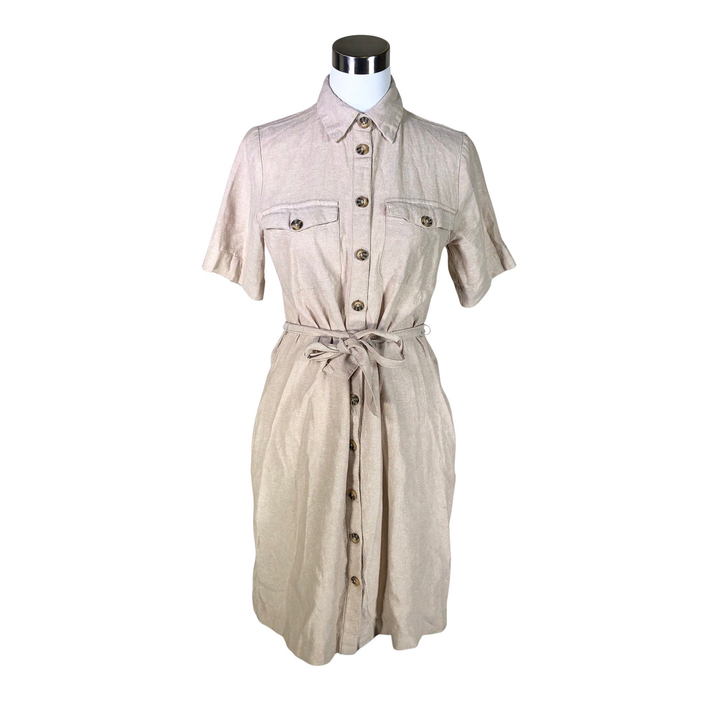Unisex Free Quent - Dress, size 34 - Beige (1)