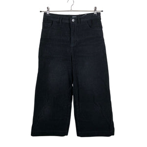 Unisex R-collection - Velvet pants, size 36 - Black (1)