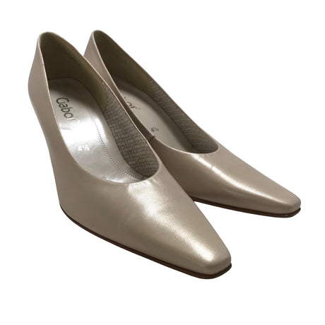 Unisex Gabor - High heels, size 37 - Natural white (2)