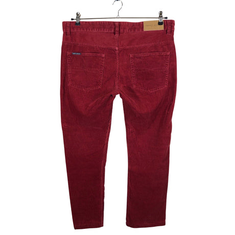 Unisex Gant - Velvet pants, size W34 - Wine red (2)