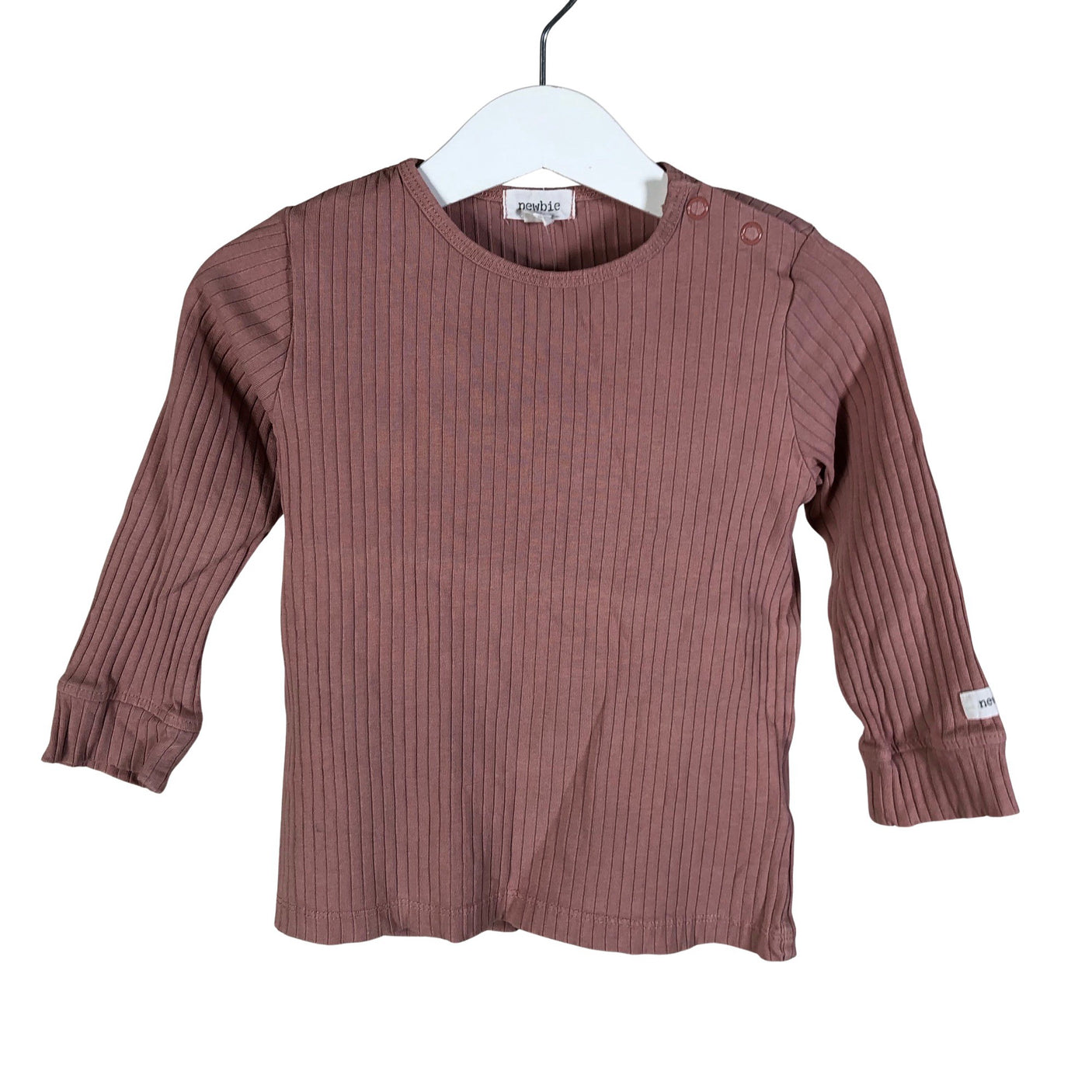 Unisex Newbie - Tricot shirt, size 86 - 92 - Light pink (1)
