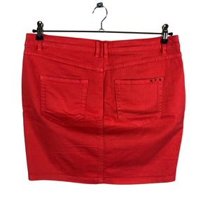 Unisex Esprit - Denim skirt, size 40 - Red (2)
