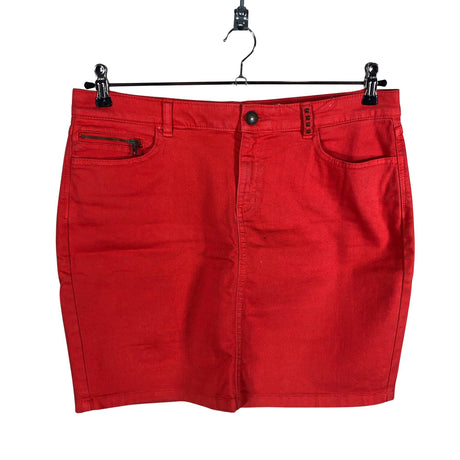 Unisex Esprit - Denim skirt, size 40 - Red ()