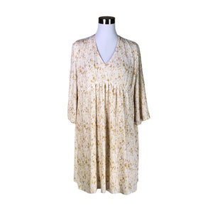 Unisex Samsoe&Samsoe - Schiffon dress, size 34 - Beige (1)