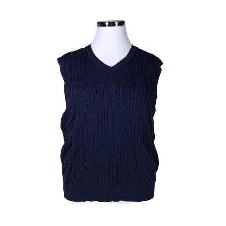 Unisex Atelier Goldner Schnitt - Knit vest, size 48 - Blue ()