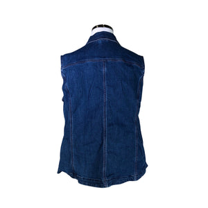 Unisex Sheego - Denim vest, size 48 - Blue (2)