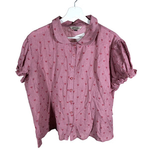 Unisex Banned Alternative - Short-sleeved blouse, size 46 - Red (1)