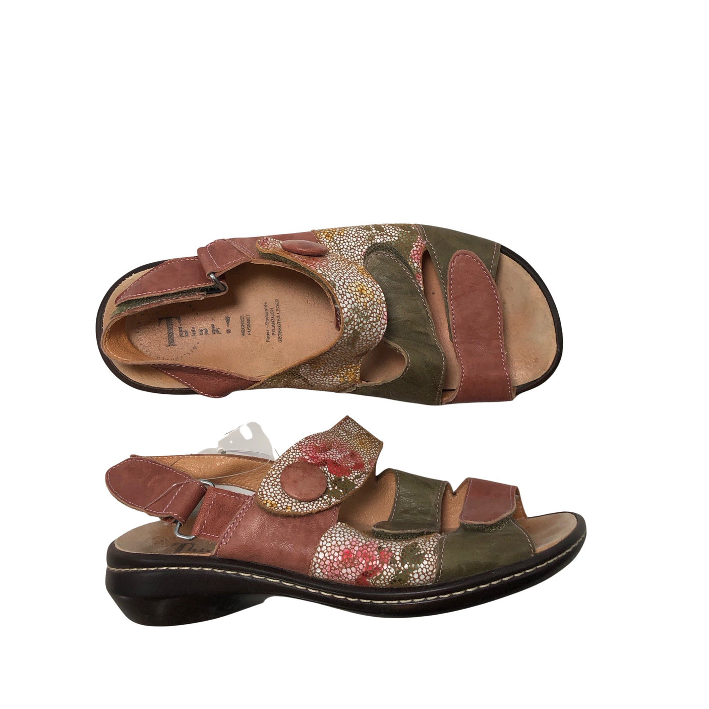 Unisex Think - Sports sandals, size 37 - Brown (1)