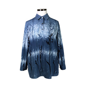 Unisex Atelier Goldner Schnitt - Schiffon tunic, size 46 - Light blue (1)