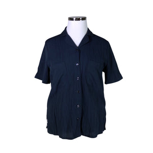 Unisex Atelier Goldner Schnitt - Short-sleeved blouse, size 42 - Blue (1)