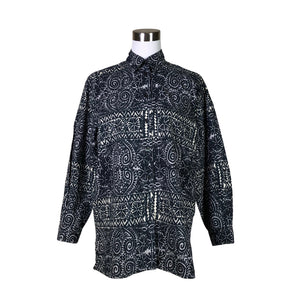 Unisex Marimekko - Collared shirt, size 38 - Black (1)