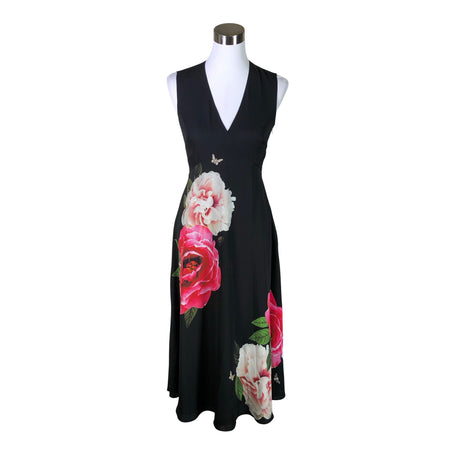 Unisex Ted Baker - Schiffon dress, size 34 - Black ()