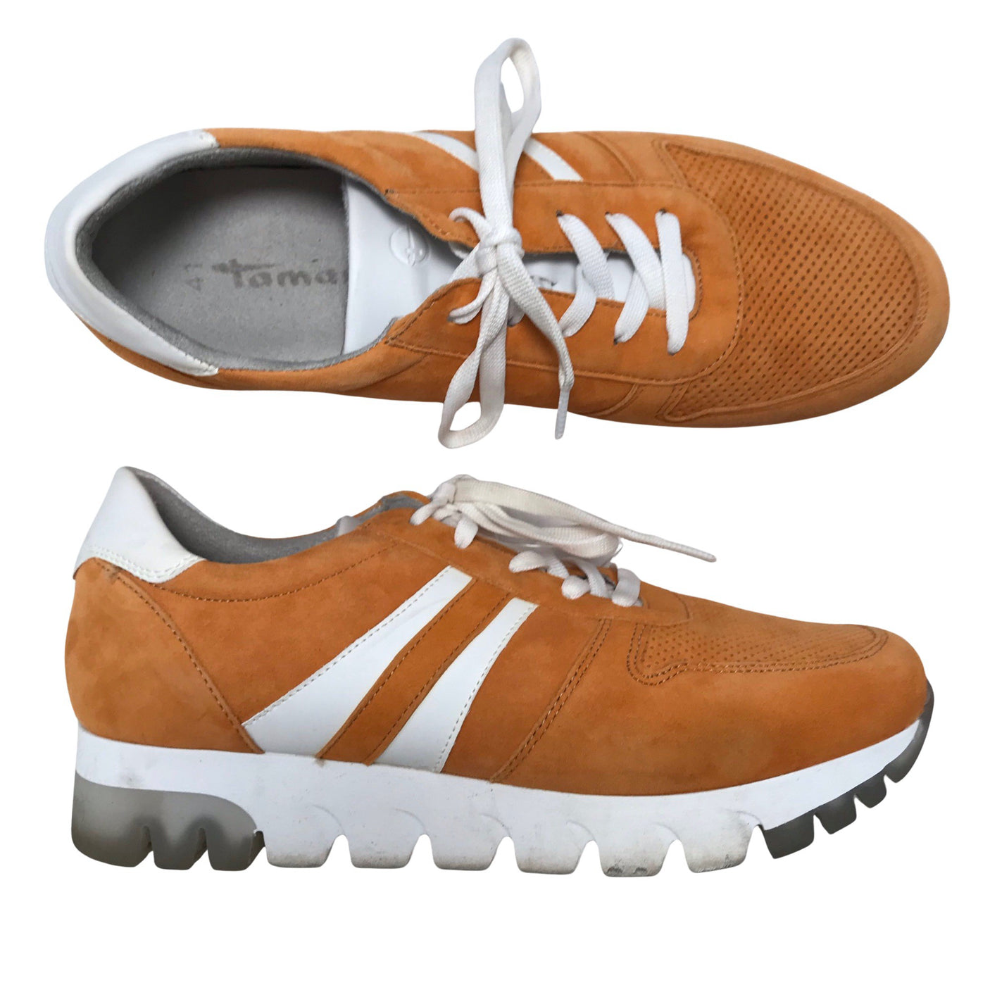 Unisex Tamaris - Casual sneakers, size 41 - Orange (1)