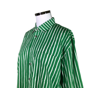 Unisex Marimekko - Collared shirt, size 42 - Green (3)