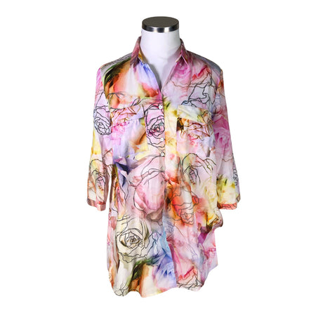 Unisex Just White - Tunic, size 44 - Light pink ()