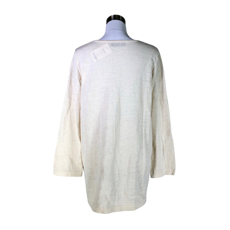 Unisex Alpa - Knit tunic, size 38 - Natural white (2)
