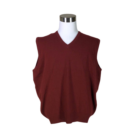 Unisex Benetton - Knit vest, size XL - Wine red ()